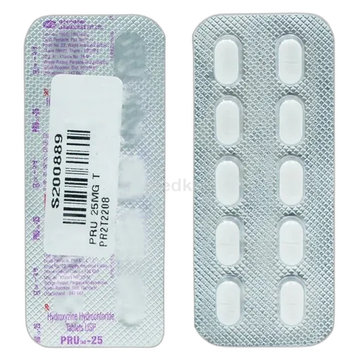 pru 25mg tablet 10's